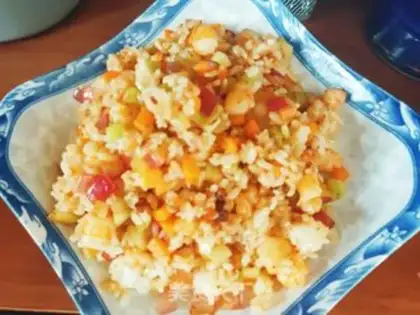 Make Shrimp rice step 11