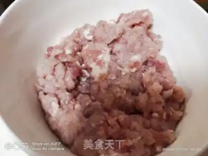 Make Squeeze the meat and steam the eggplant step 0