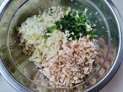 Make Tofuball soup step 0