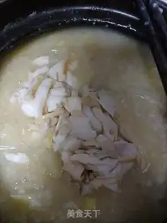 Make Abalone thin porridge step 9