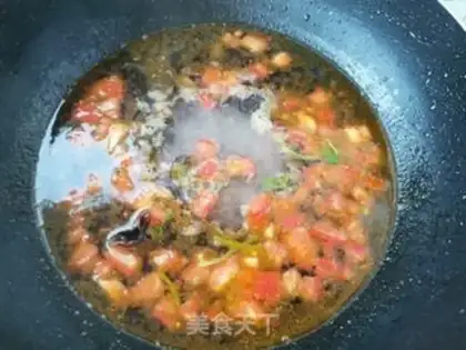 Make Tofuball soup step 3
