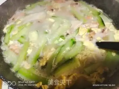 Make Smelt egg shrimp soup step 7