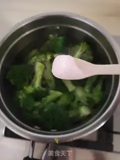Make Clear the broccoli step 1