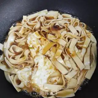 Make Egg roast bean skin step 5