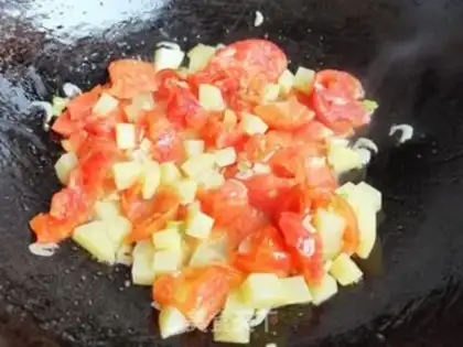 Make Tomato pasta fish soup step 7
