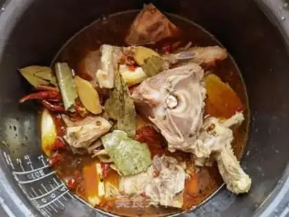 Make Spicy sheep spine step 8