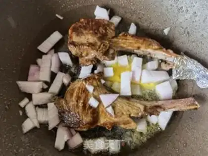 Make Fried French lamb chops step 8