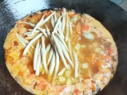 Make Tomato pasta fish soup step 15