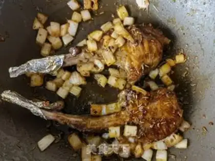 Make Fried French lamb chops step 11