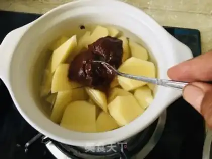 Make A casserole with potatoes step 2