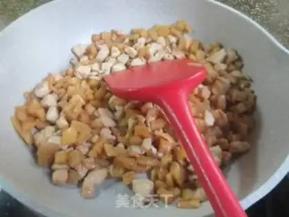Make radish and fried chicken chest step 9
