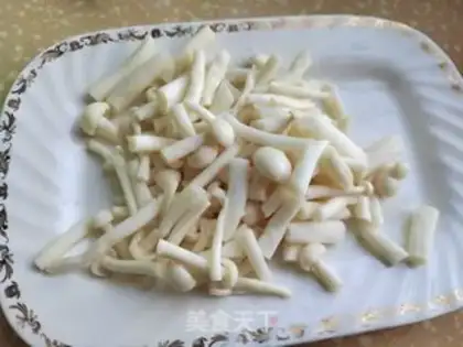 Make Shrimp, puffy mushrooms step 2