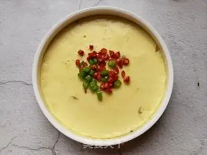 Make Sea rice steamed eggs step 11