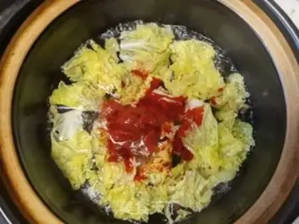 Make Tofu soup for dolls step 7