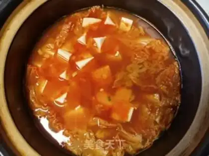 Make Tofu soup for dolls step 9