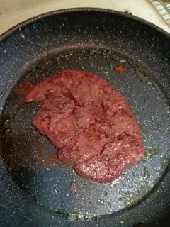 Make Black pepper steak fried river powder step 4