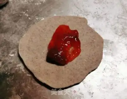 Make Strawberry jam cobbler step 6