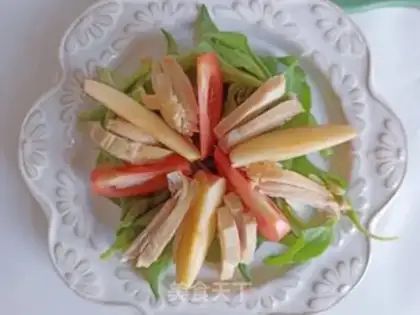Make Chicken gravy salad step 4