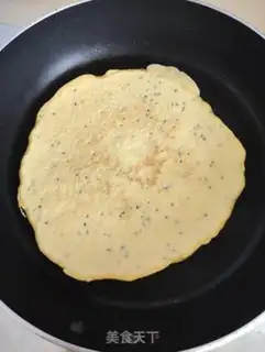 Make Egg sesame cake step 5