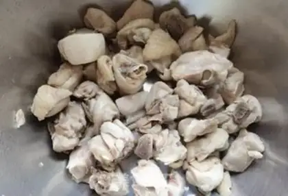 Make Potato-cooked chicken leg step 3