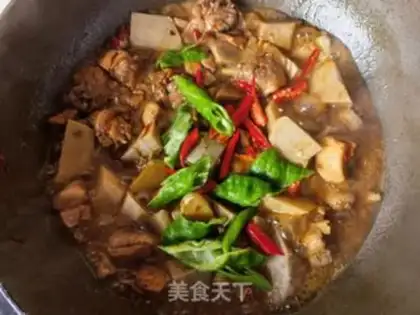Make Potato-cooked chicken leg step 17