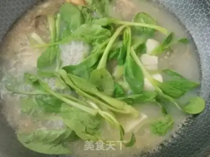 Make Soybean fan mussels soup step 10
