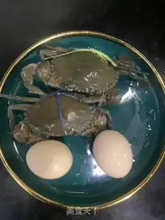 Make Crab cream steamed eggs step 0