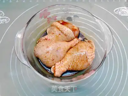 Make The chicken leg of the rice sauce step 3