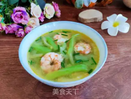 Make Shrimp smelt and melon soup step 7
