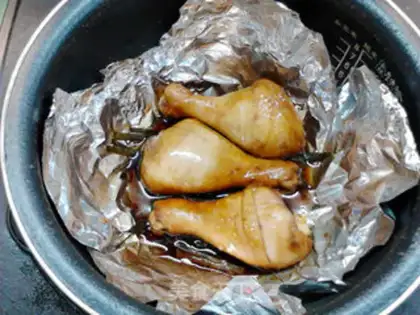 Make The chicken leg of the rice sauce step 7