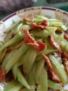 Make cucumber fried meat step 10