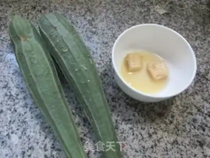 Make White curd milk for elastic silkmelon step 0