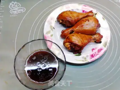 Make The chicken leg of the rice sauce step 11