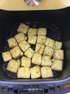 Make Air frying pot tofu step 5
