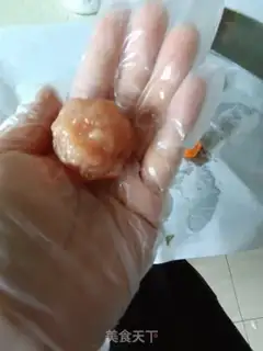 Make Salted egg yellow pearls step 3