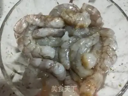 Make Shrimp cucumber step 1