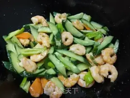 Make Shrimp cucumber step 7