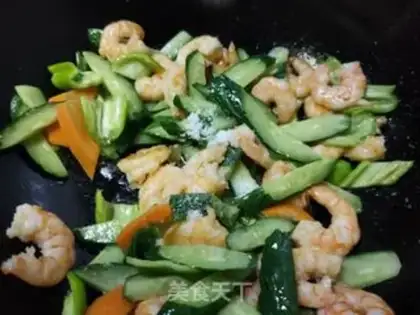 Make Shrimp cucumber step 8