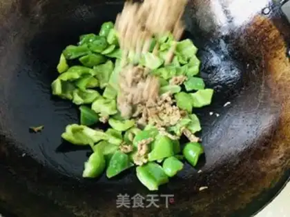 Make Cream pepper beef step 4