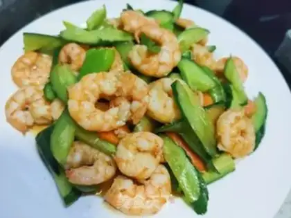 Make Shrimp cucumber step 13