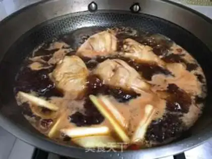 Make Honey to burn chicken legs step 7