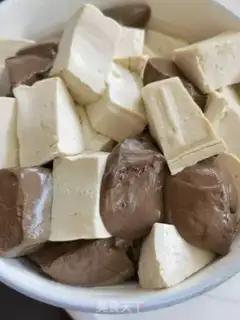 Make Duck tofu step 1