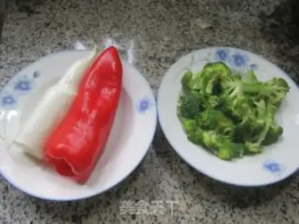 Make Paprika whited broccoli step 0