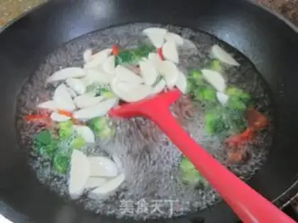 Make Paprika whited broccoli step 2