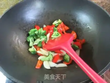 Make Paprika whited broccoli step 7