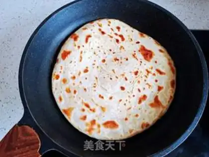 Make Garlic sauce pancakes step 7