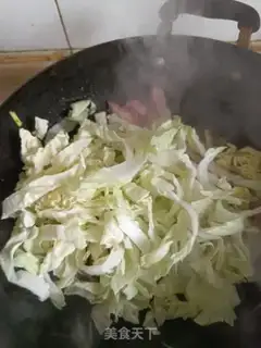Make Cabbage with red sausage step 5
