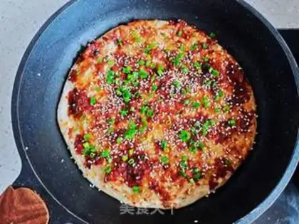 Make Garlic sauce pancakes step 8