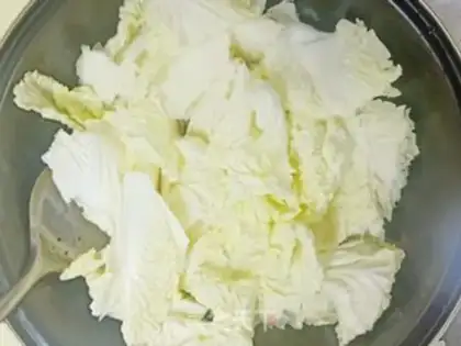 Make Cleaning up the cabbage step 5