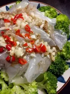 Make Puffed orchids step 5
